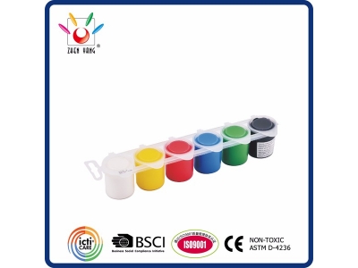 6 Finger Paint In Color Box