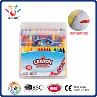 48 Wax Crayon in Plastic Box