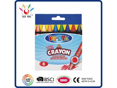 8 Super Jumbo Crayon in Color Box