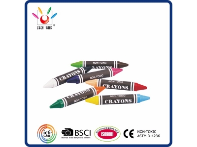 6 Double Ended Crayon in Color Box